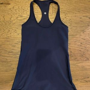 LuLu Razorback Tank... Navy..  Perfect Condition!
